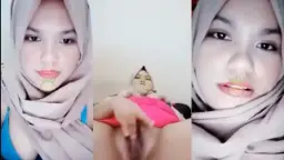 Tantri Jilbab Sange Colmek, Jari Mungilnya Mainin Memek Basah Kencang.