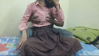 Cewek Kuliahan India Digebrak Pacar Di Kamar Kos, Crot Di Dalem, Desah Nafsu Bikin Makin Liar.