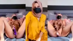 Mei Fifi Pake Kebaya Kuning, Hijab Digebet, Toge Tembus Pandang Bikin Ngiler.